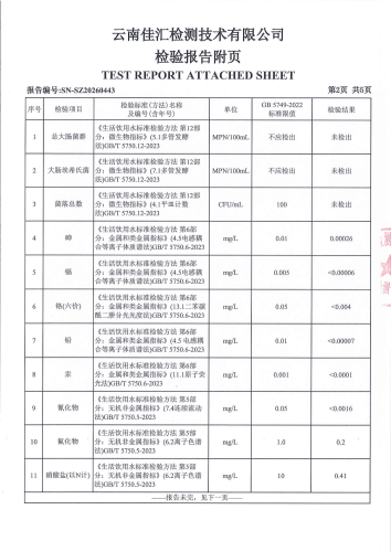 二街水厂管网水（晋宁区二街中心小学）2026.3_04