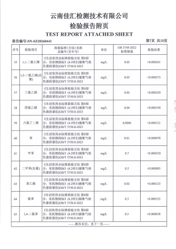 石将军净水厂出厂水（92项）2026.3_09
